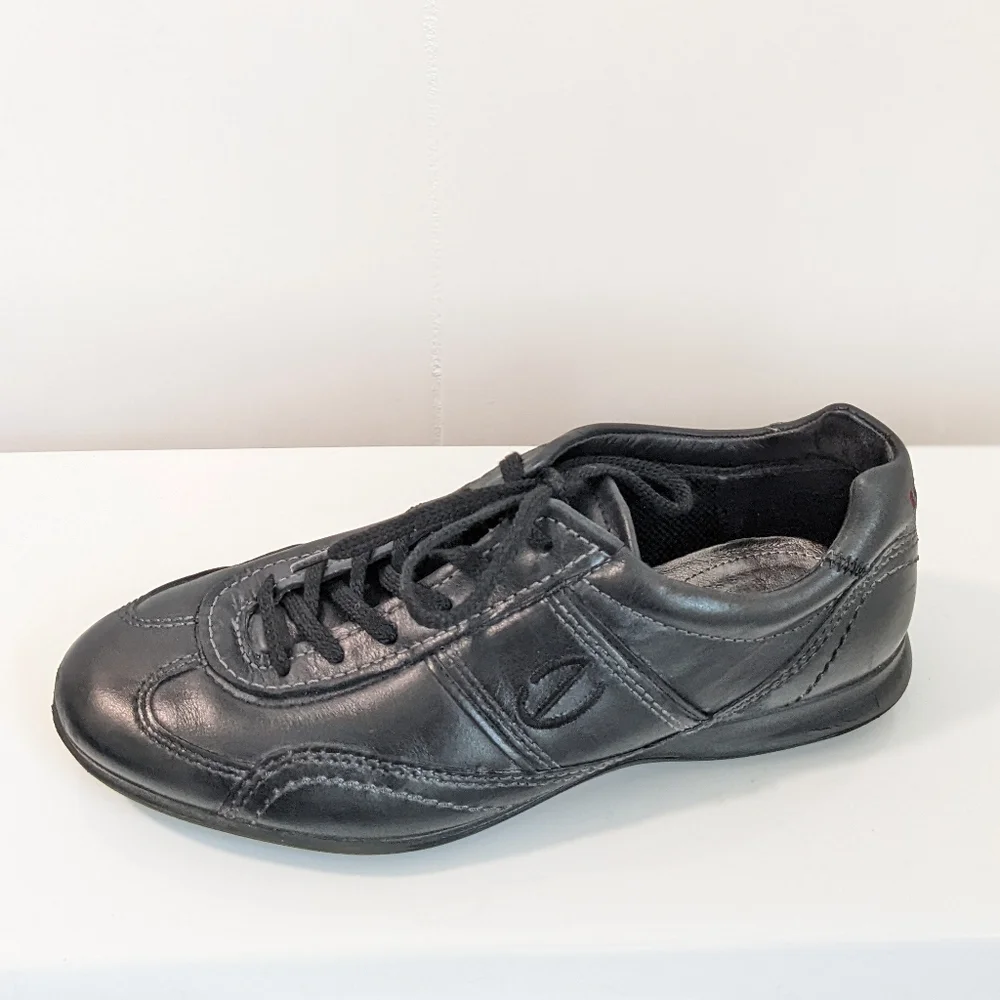 Leather sneakers by Ecco